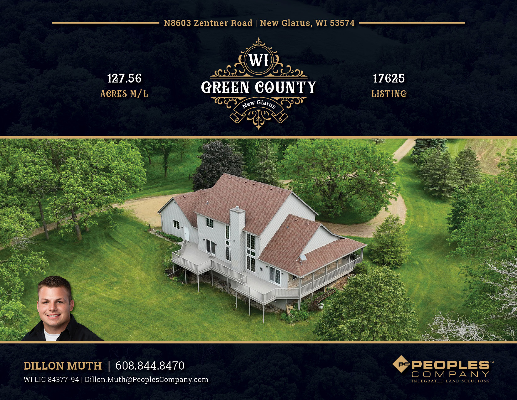 Listing 17625 127.56 acres in WI Peoples Company